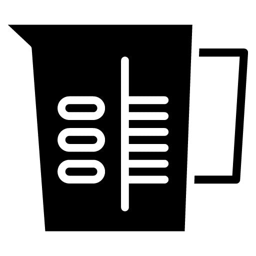 Measuring Cup Glyph Icon | Food Processing