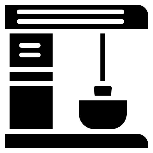 Mixer Glyph Icon | Food Processing