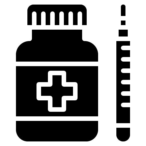 Diabetes Medication Glyph Icon