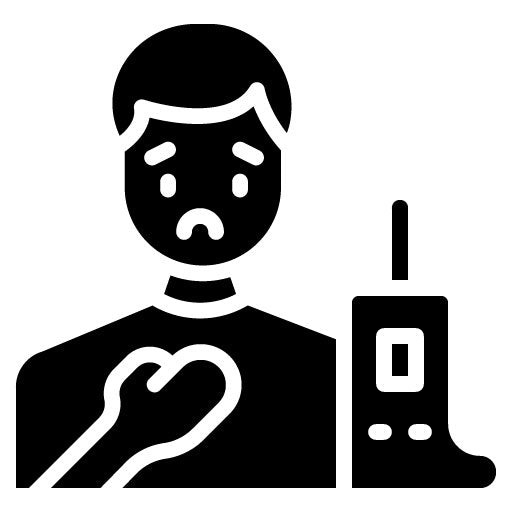 Diabetic Emergency Glyph Icon