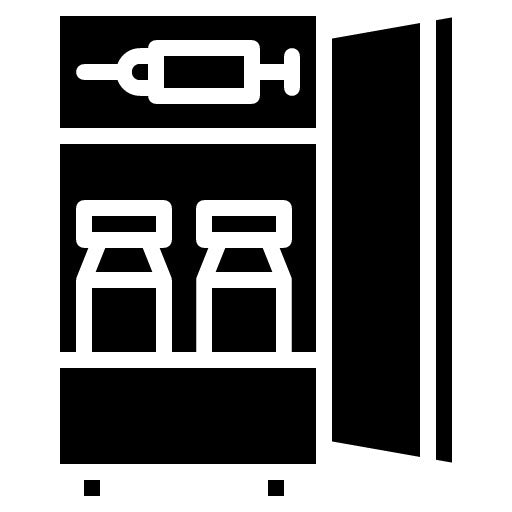 Insulin Storage Glyph Icon