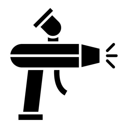 Airbrush Glyph Icon