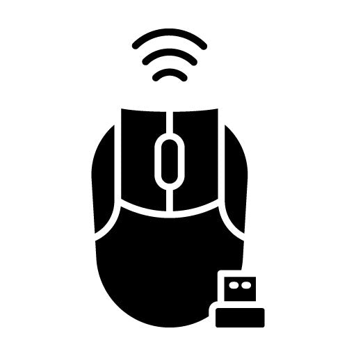 Wireless Mouse Glyph Icon
