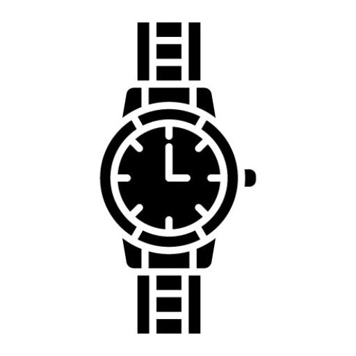 Wristwatch Glyph Icon | Smart City