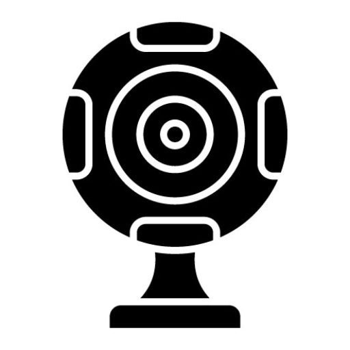 Webcam Glyph Icon | Cyber Security