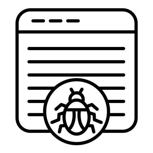 Website Bug Icon | Cyber Security