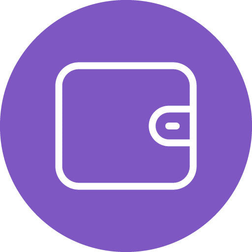 Wallet Line Circle Icon