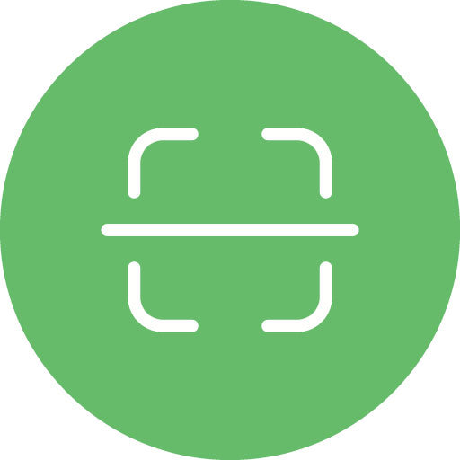 Scan Line Circle Icon
