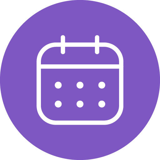 Calendar Line Circle Icon