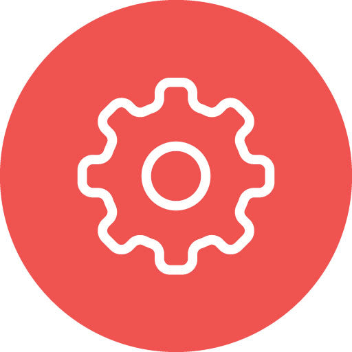 Setting Line Circle Icon