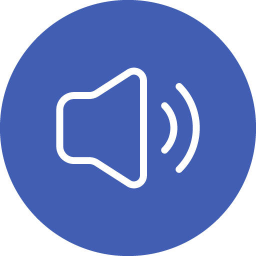 Volume Up Line Circle Icon