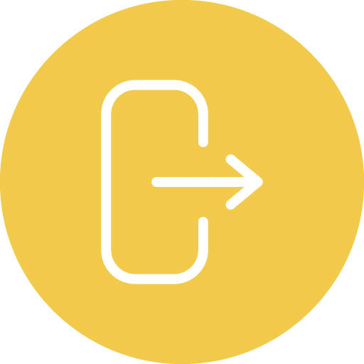 Logout Line Circle Icon