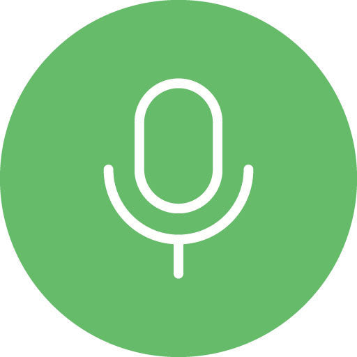 Voice Line Circle Icon