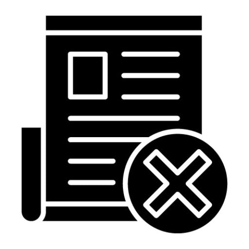 Churnalism Glyph Icon