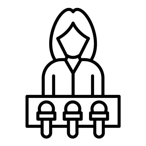 Press Conference Icon | News and Media