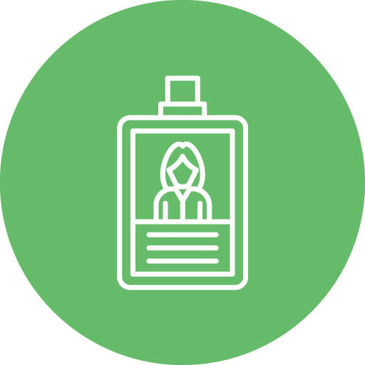 Press Pass Line Circle Icon