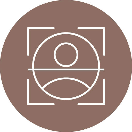 Face Scanner Line Circle Icon