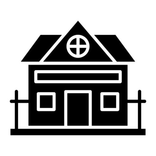 Cottage Glyph Icon