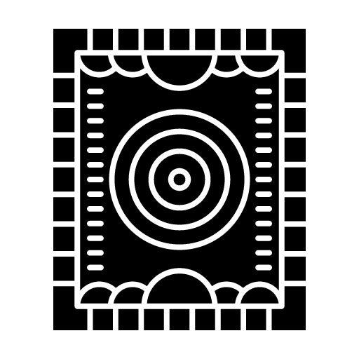 Carpet Glyph Icon