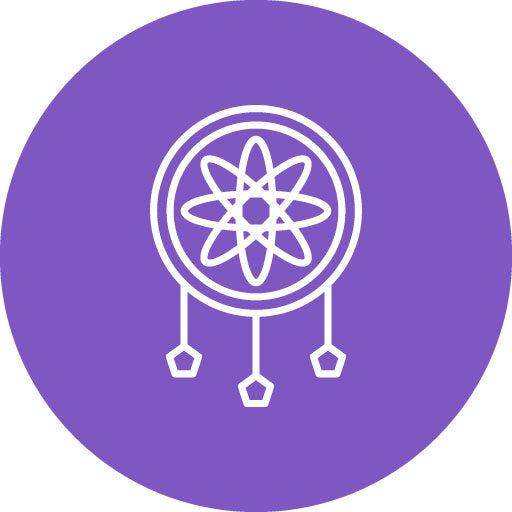 Dreamcatcher Line Circle Icon
