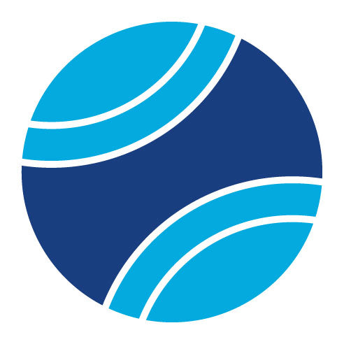 Two Color Tennis Ball Glyph Icon