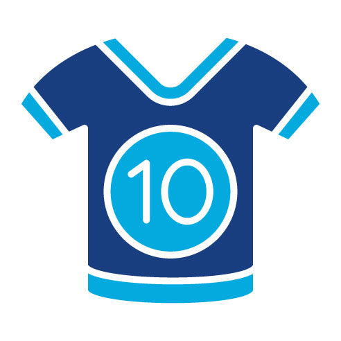 Two Color Sports Shirt Glyph Icon
