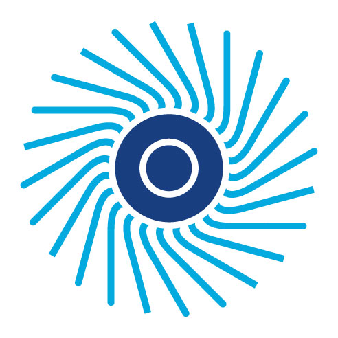 Two Color Black Hole Glyph Icon