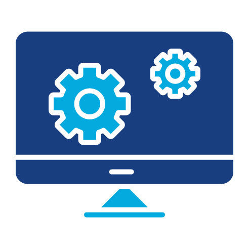 Two Color Cad Engineering Glyph Icon