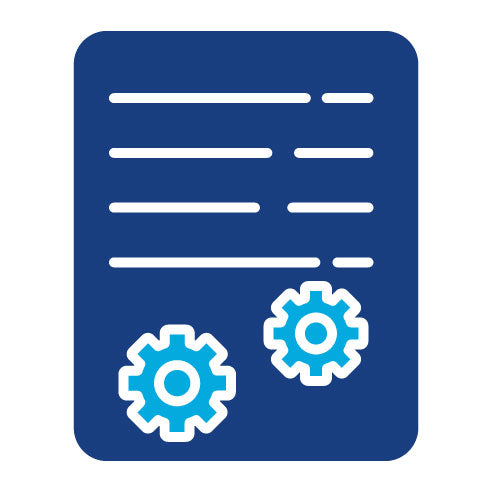 Two Color Industry Documents Glyph Icon
