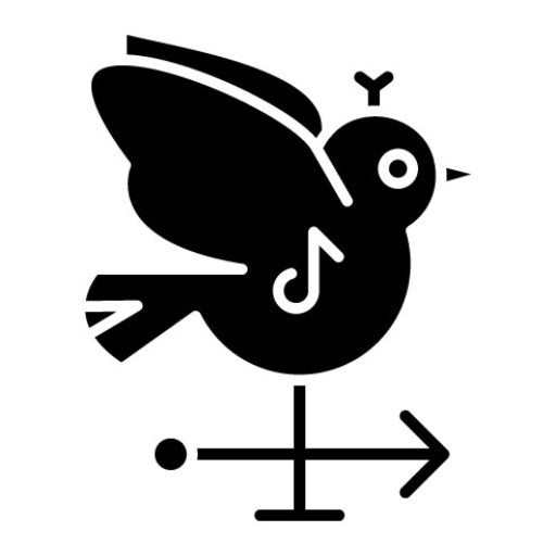 Weathercock Glyph Icon