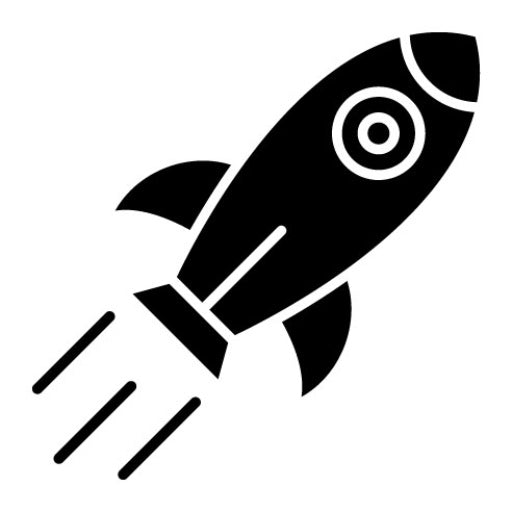 Rocket Glyph Icon | Transport