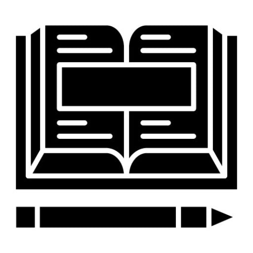 Back to School Glyph Icon