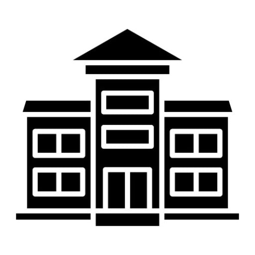 University Glyph Icon | Back to School