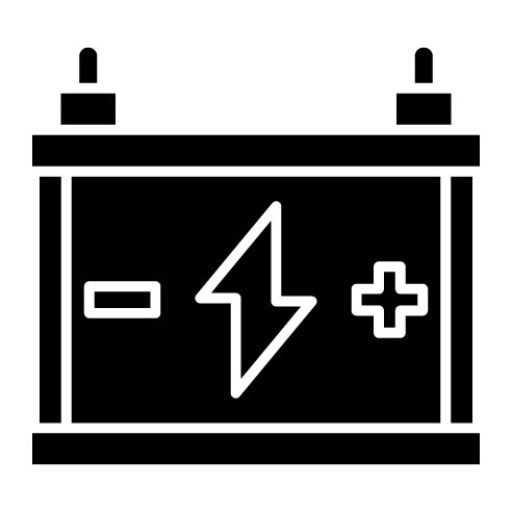 Battery Glyph Icon | Nuclear Energy