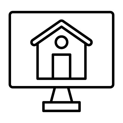 Buy House Online Icon