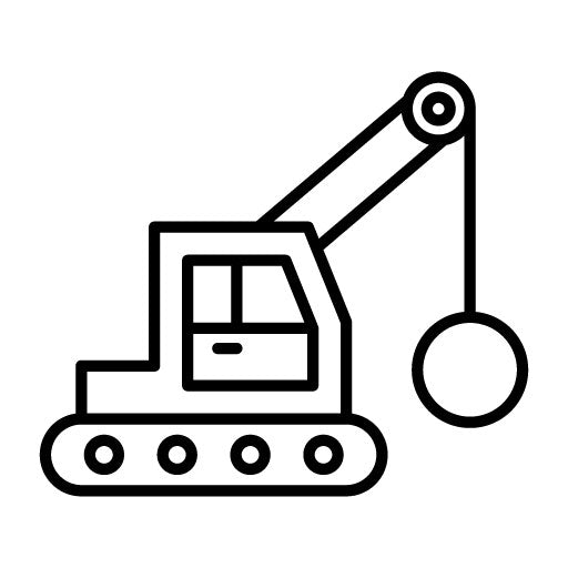 Demolition Crane Icon