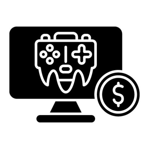 Purchase Game Glyph Icon