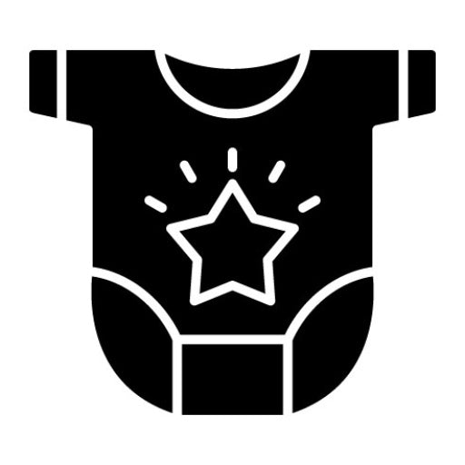 Baby Clothes Glyph Icon