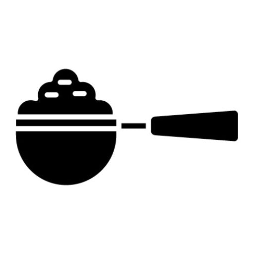 Measuring Spoons Glyph Icon | Coffee Shop