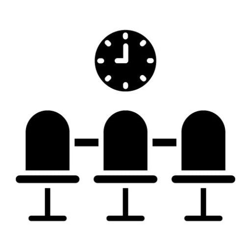 Waiting Room Glyph Icon | Medicine I