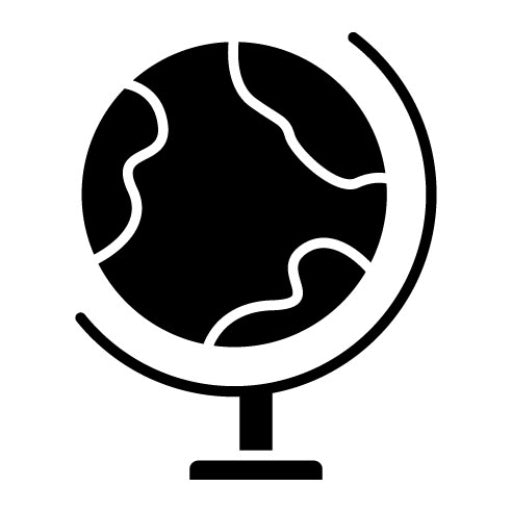Globe Glyph Icon | Map and Navigation