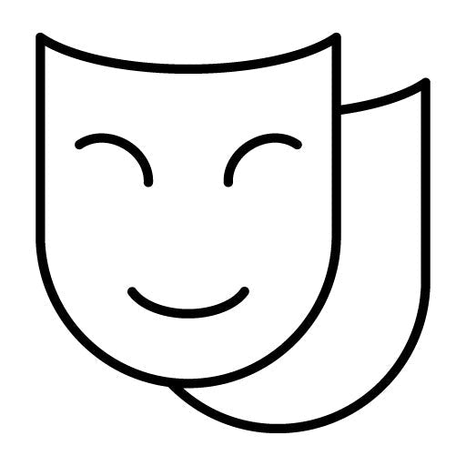Theatre Mask Icon | Video Production