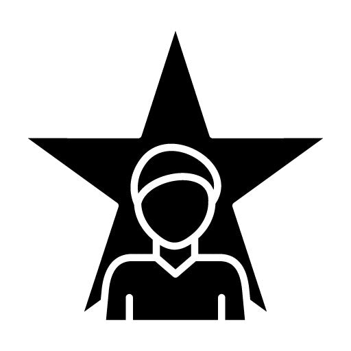 Superstar Glyph Icon