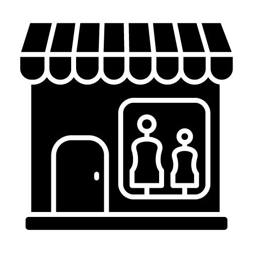 Boutique Glyph Icon | Shops and Stores