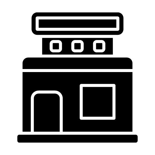 Supermarket Glyph Icon