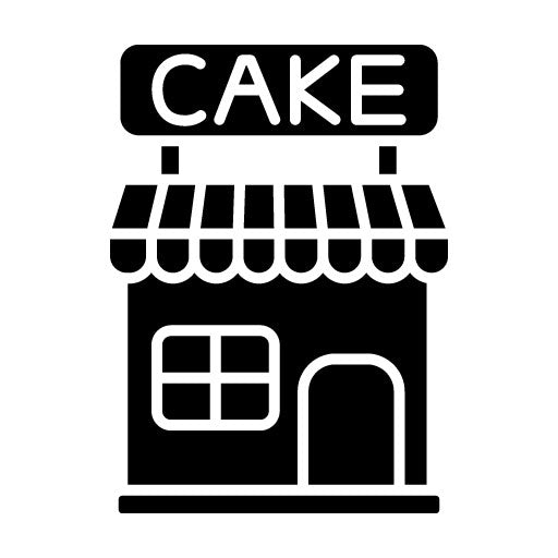 Cake Shop Glyph Icon