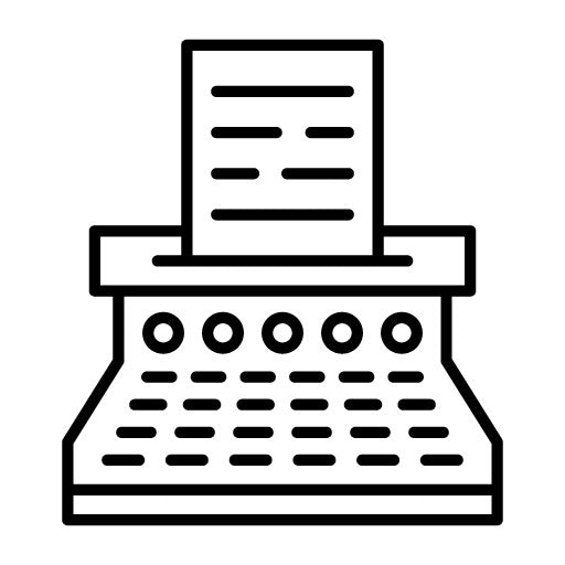Typewriter Icon