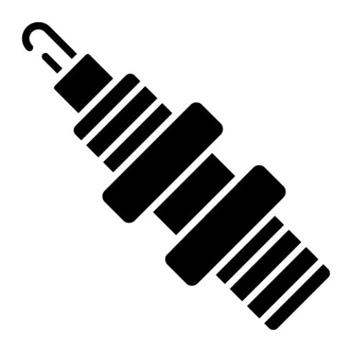 Spark Plug Glyph Icon