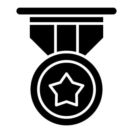 Gold Medal Glyph Icon | Olympics