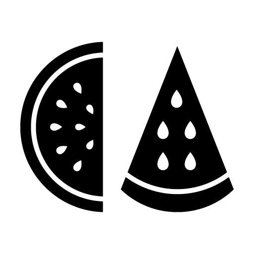 Watermelon Glyph Icon